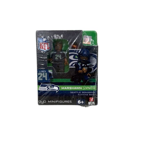 NFL Marshawn Lynch Seattle Seahawks Running Back Oyo Minifigure G1LE Series 1 - Picture 1 of 5
